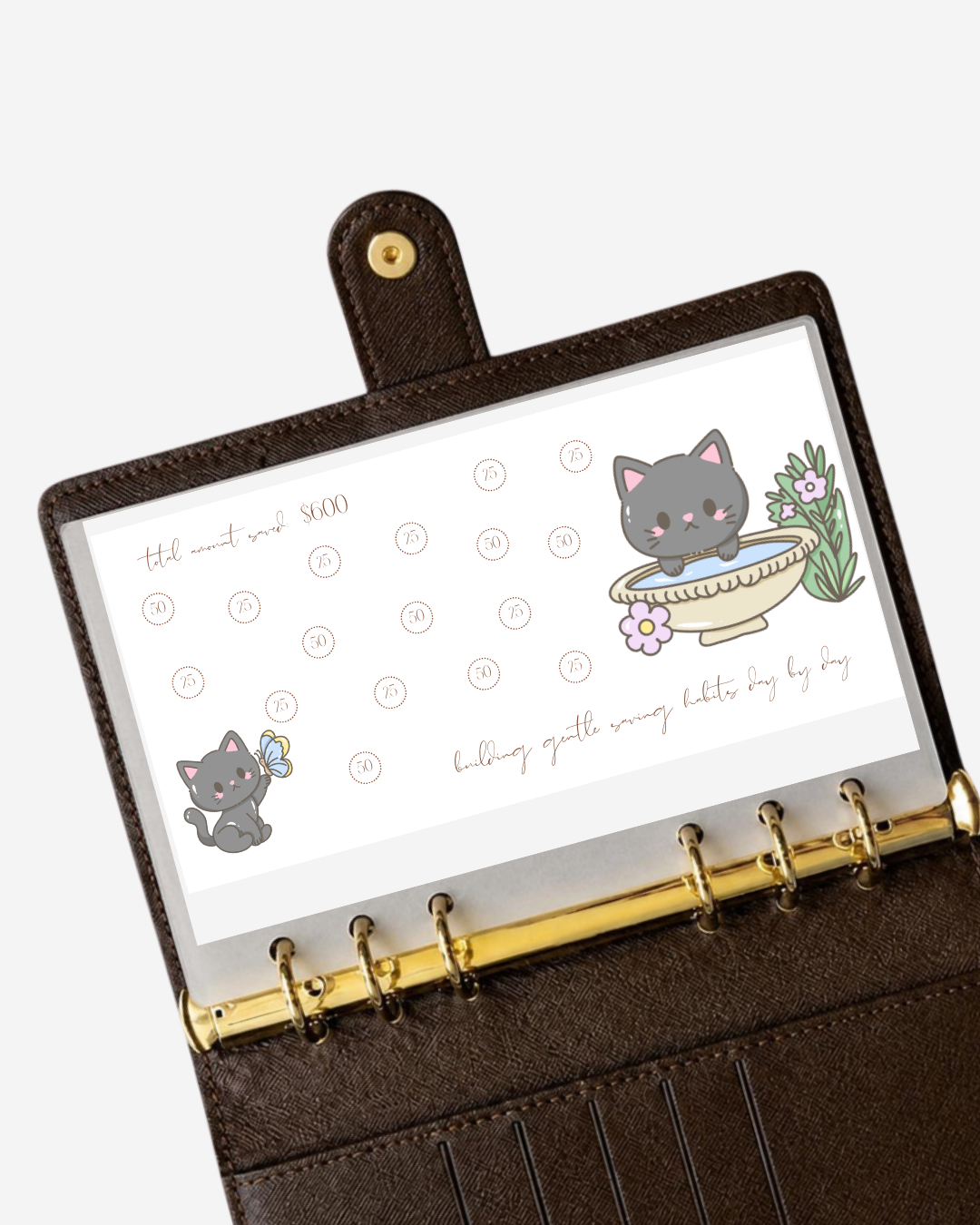 Garden Kitty Savings Challenge Collection