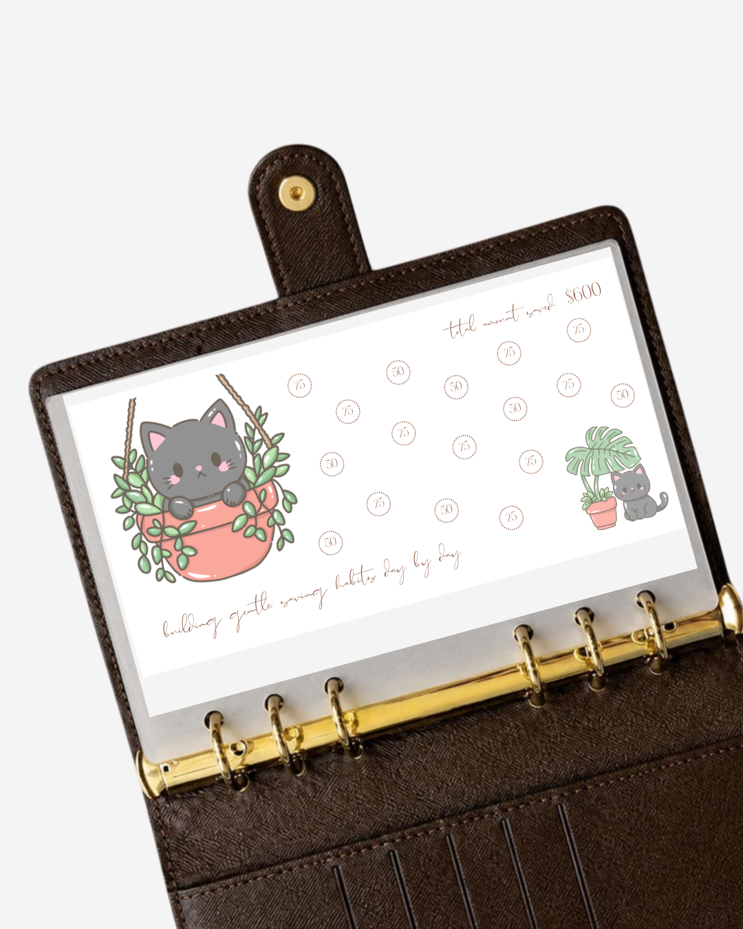 Garden Kitty Savings Challenge Collection