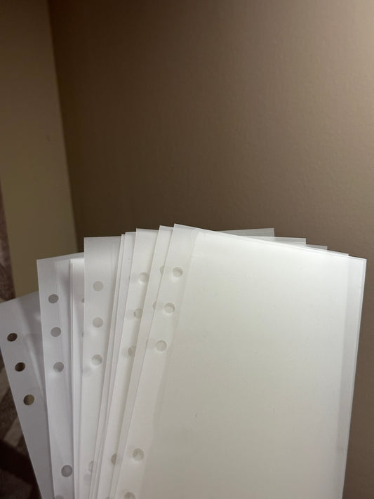 Clear Matte Cash Envelope