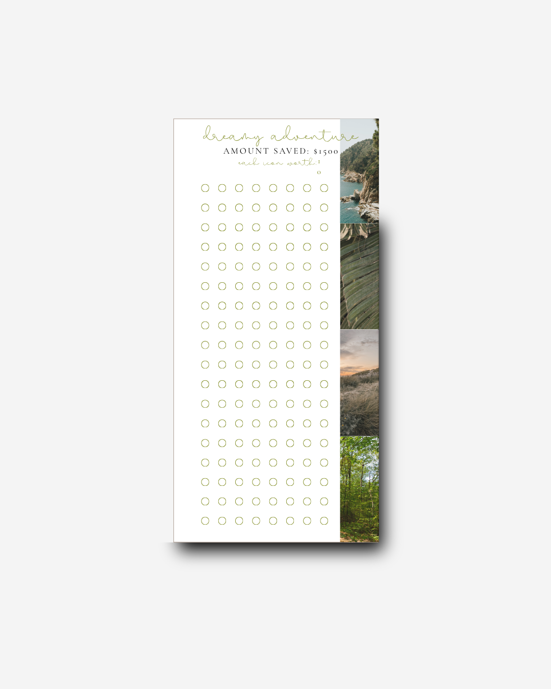 Vision Board Savings Challenge