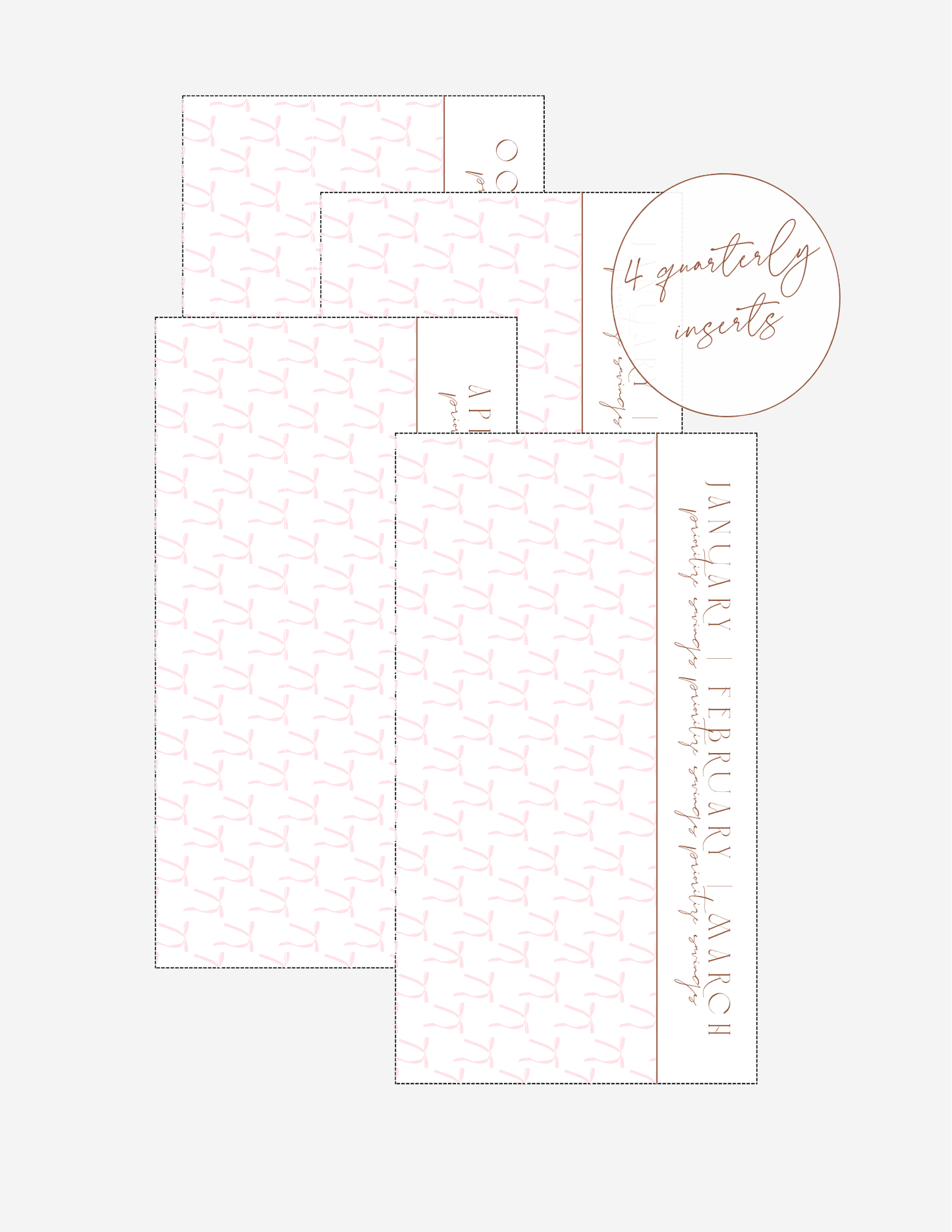Pink Bows Monthly Savings