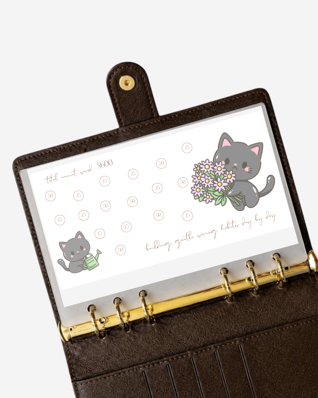 Garden Kitty Savings Challenge Collection