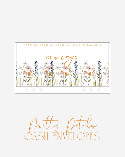 Pretty Petals Cash Envelope
