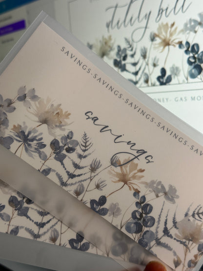 Airy Blue Cash Envelope