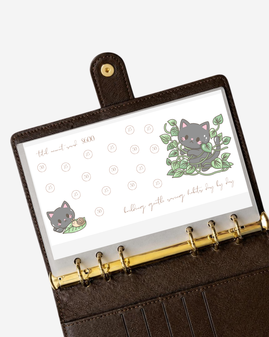 Garden Kitty Savings Challenge Collection