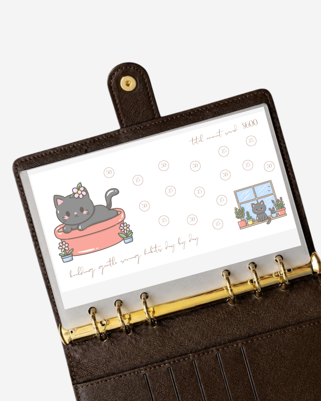 Garden Kitty Savings Challenge Collection