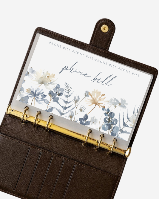 Airy Blue Cash Envelope